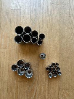 Sears Craftsman (39) Wrenches & (24) Sockets