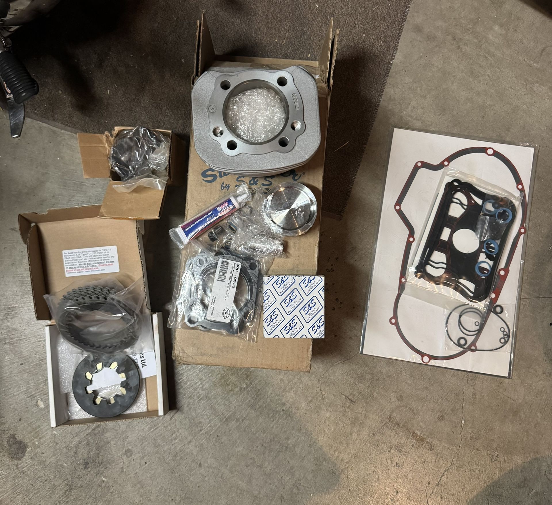 S&S 1200 Kit With Gaskets Clutch And Clutch Puller