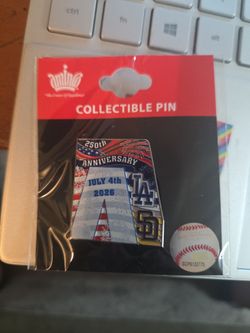 Los Angeles Dodgers 250th anniversary puzzle pin