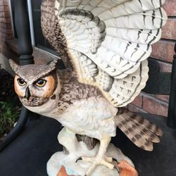 THE GREAT HORNED OWL GEORGE MCMONIGLE SCULPTURE

