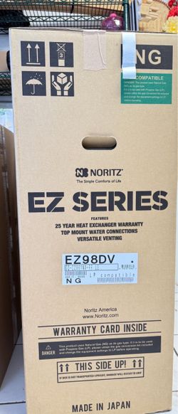 Noritz EZ98DV Tankless Water Heater