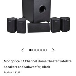 Monoprice 5.1 Speaker System