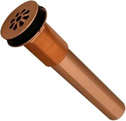 Premier Copper 1.5" Non-Overflow Sink Drain – Polished Copper