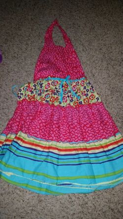 Girls halter top dress size 14