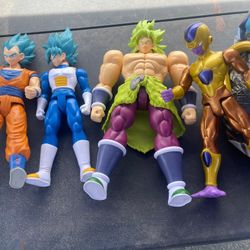 Collectible Dragon Ball Z figures in very good condition.