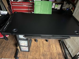 Fiber optic gaming desk