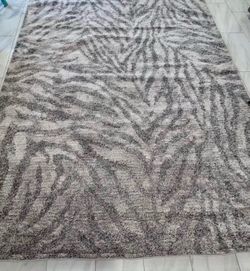 New gray striped rug 8x10