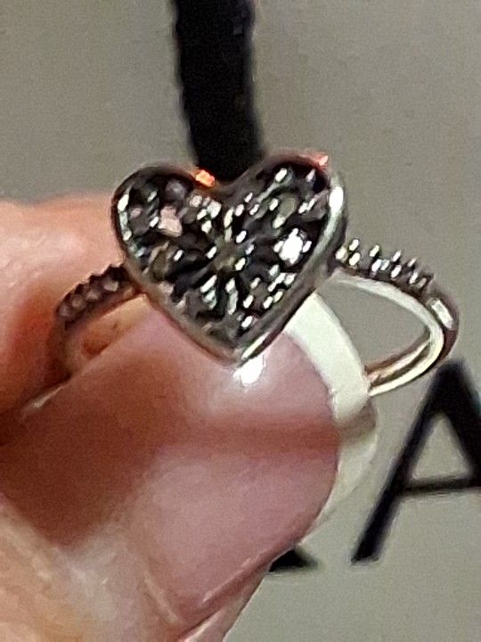 PANDORA AUTHENTIC BRAND NEW STERLING SILVER CZ HEART OF WINTER RINGS SIZE 6 & 7 AVAILABLE