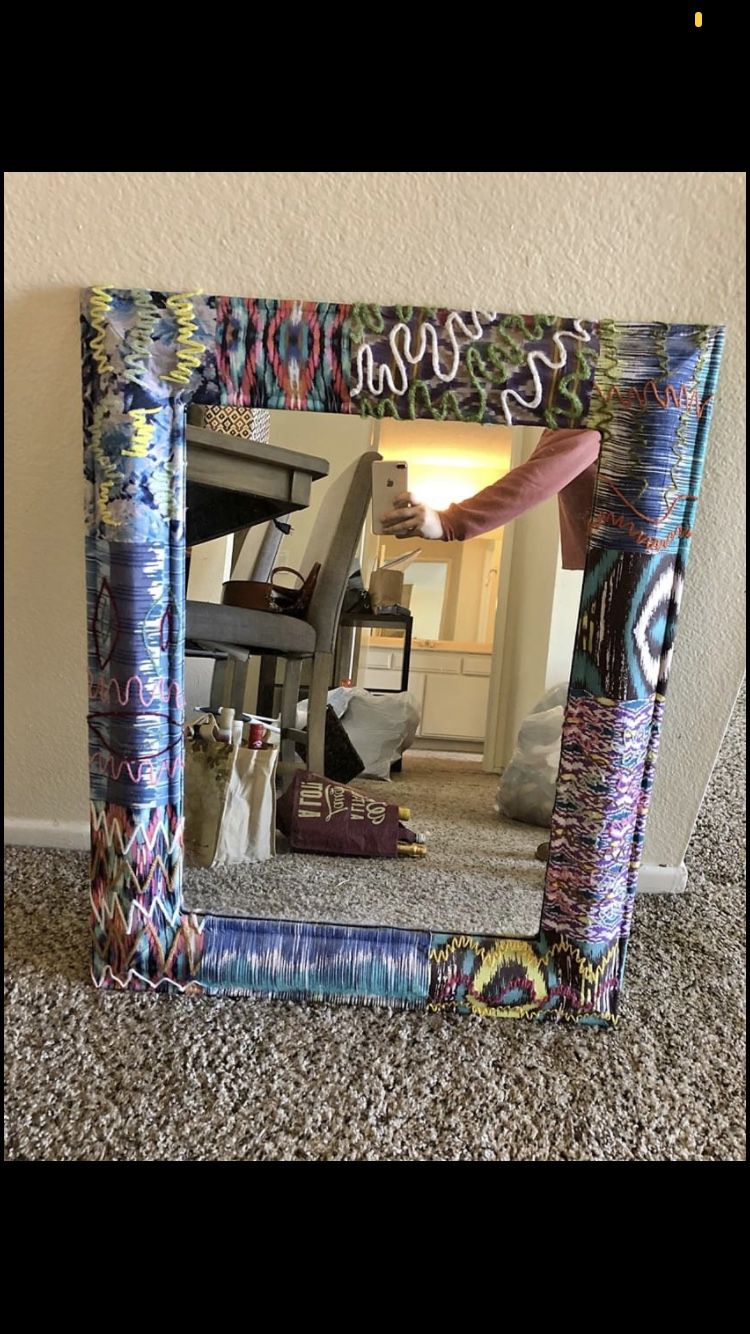 Funky colored mirror
