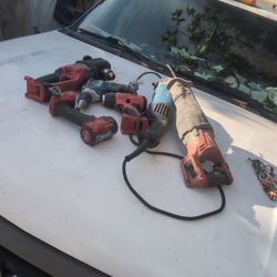 Cleaning Out My Storage Stuff I Don't Need Anymore Drywall Gun Impact Gun Milwaukee Sawzall And Hog Hog Drill