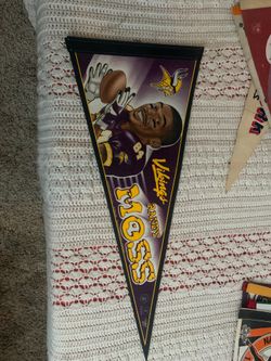 Randy Moss/Minnesota Vikings pennant full size