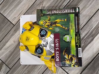 Transformers Bumblebee Boys Costume Size S (6/7)