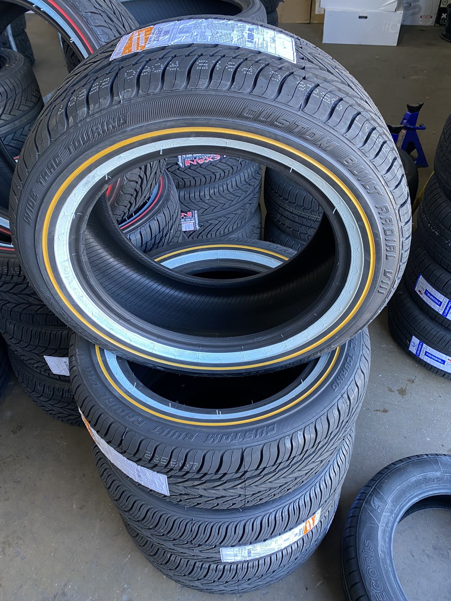 235/55/17 Vogue Tires Gold