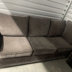 Couch - Was Custom Designed With Real Wood 