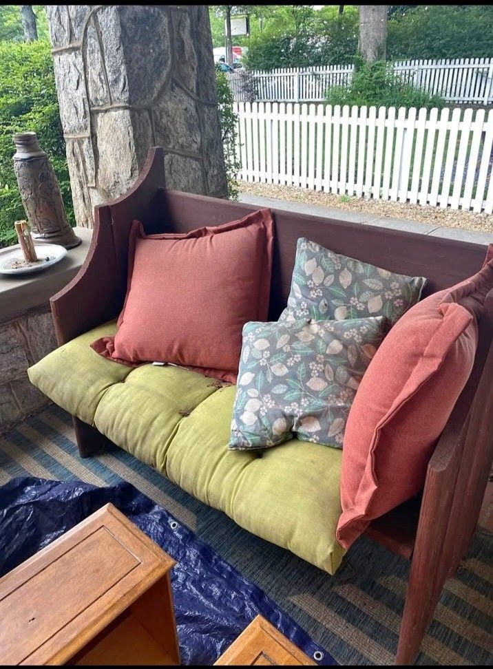 Antique Church Pew
