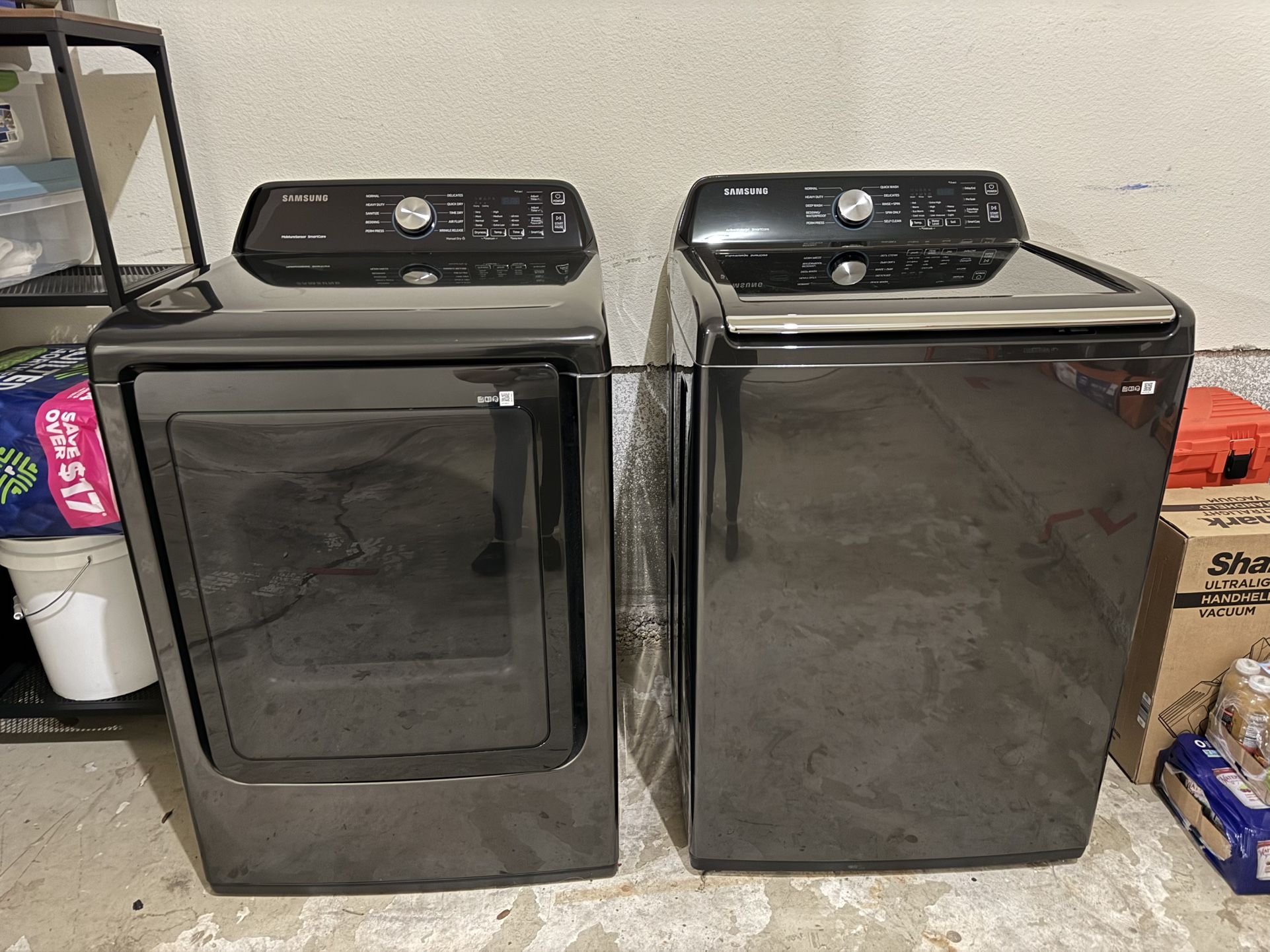 Samsung Electric Washer And Dryer Set 