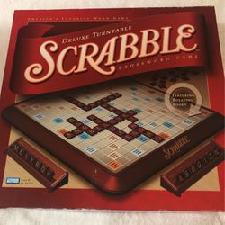 Deluxe turntable scrabble Game