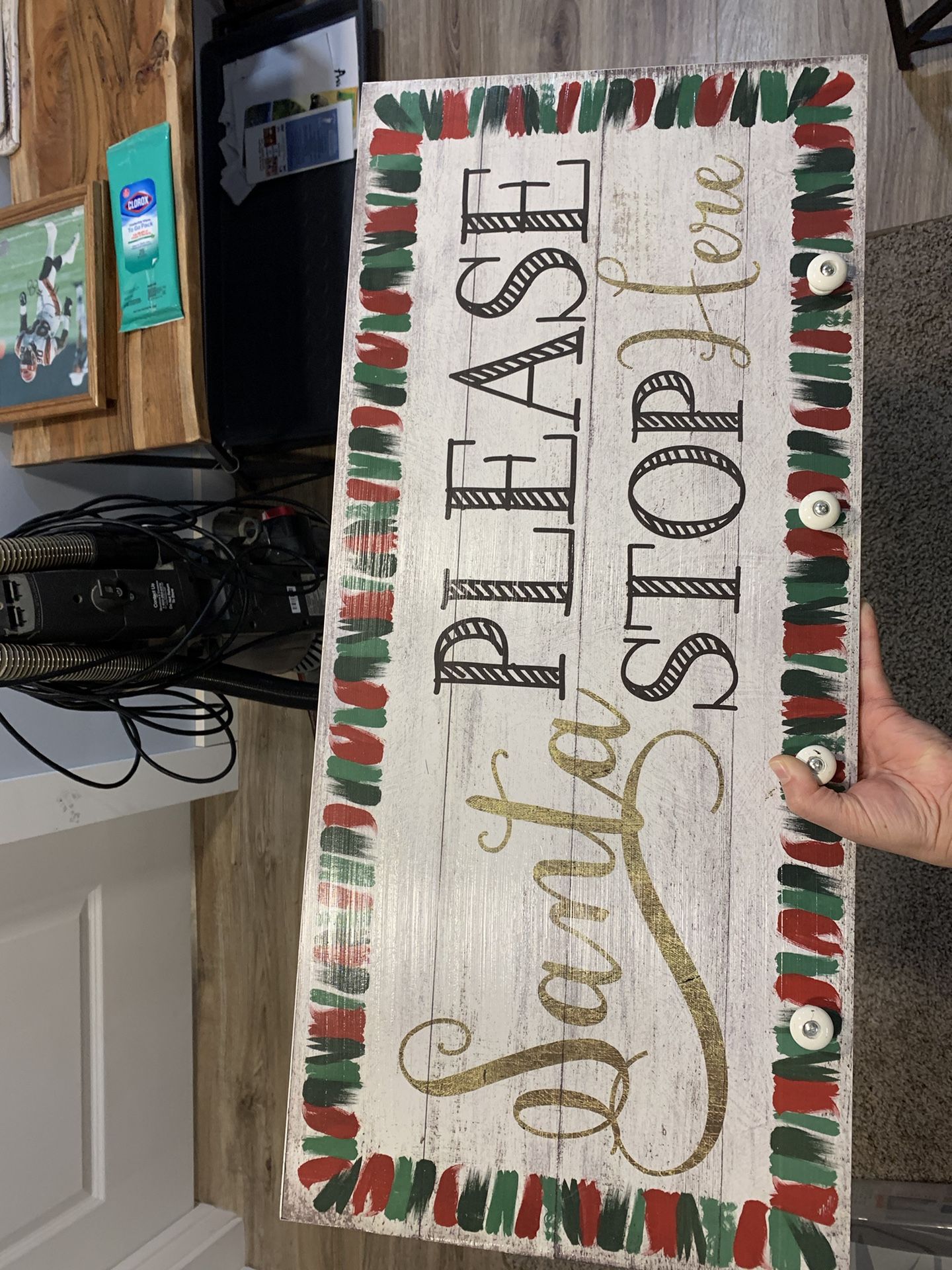 Wall Hanging Stocking Holder