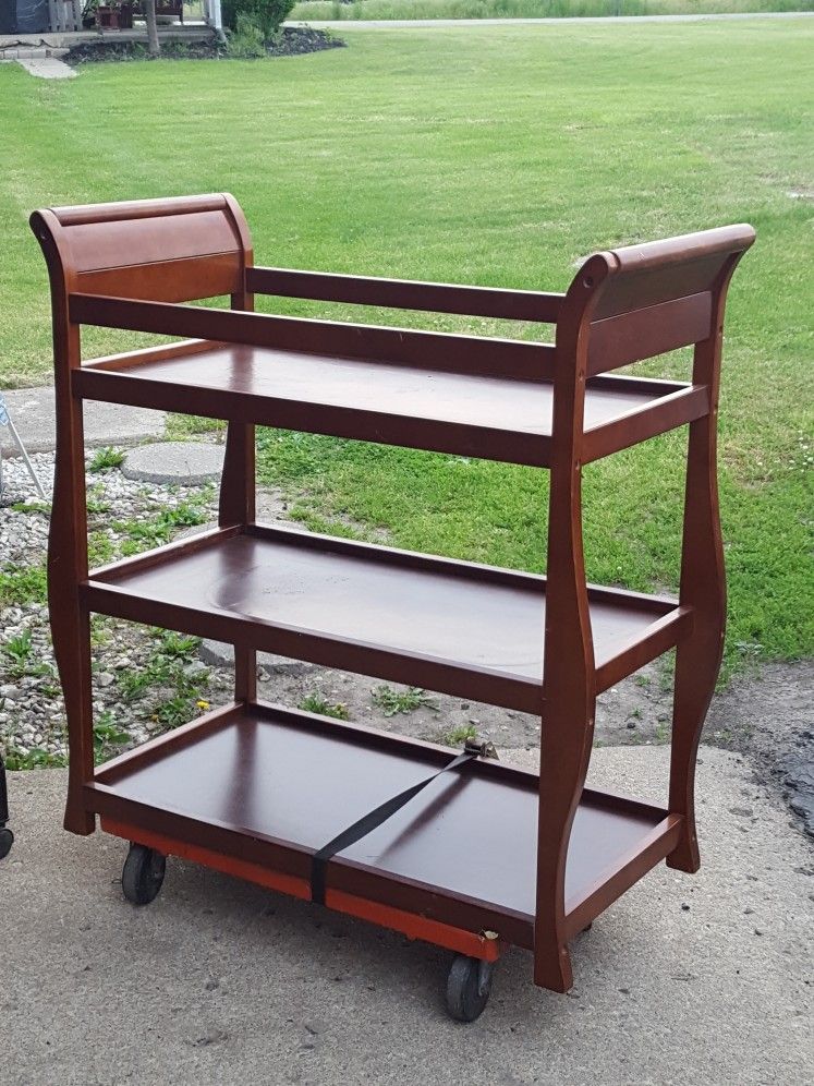 Wooden Baby Changing Table