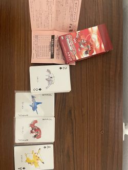 Vintage Nintendo Pokemon Playing Cards