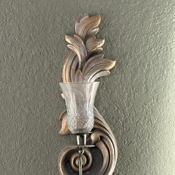 Home interior candle holder set of 2