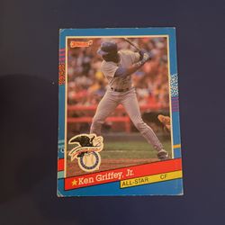  Ken Griffey Jr. 1991 Baseball Donruss All-Star #49 Without Period