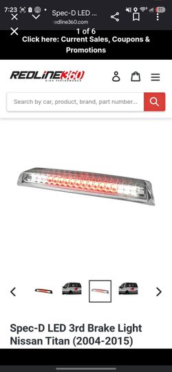 Nissan Titan Third Taillight