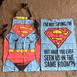 Superman Apron and banner Set