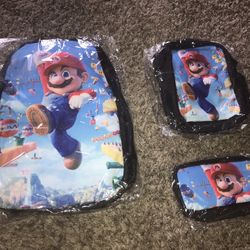 Super Mario Backpack with Lunchbox & Pencil Bag