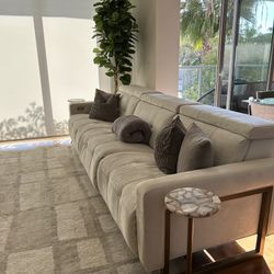 Luxury SUEDE 3 Piece Power Recliner