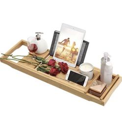 Bamboo Bathtub Tray
