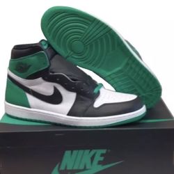 Jordan 1 High Retro Lucky Green Size 13