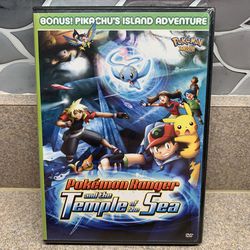 Pokemon Ranger And The Temple Of The Sea Dvd - Brand New Sealed
