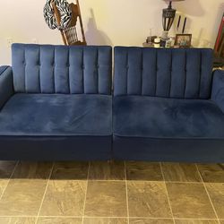 Royal Blue Couch 