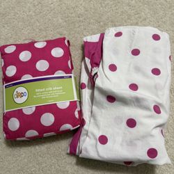 (2) Circo Brand Fitted Crib Sheets 