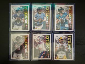 Topps 2026 Flagship Football Profiles Lot