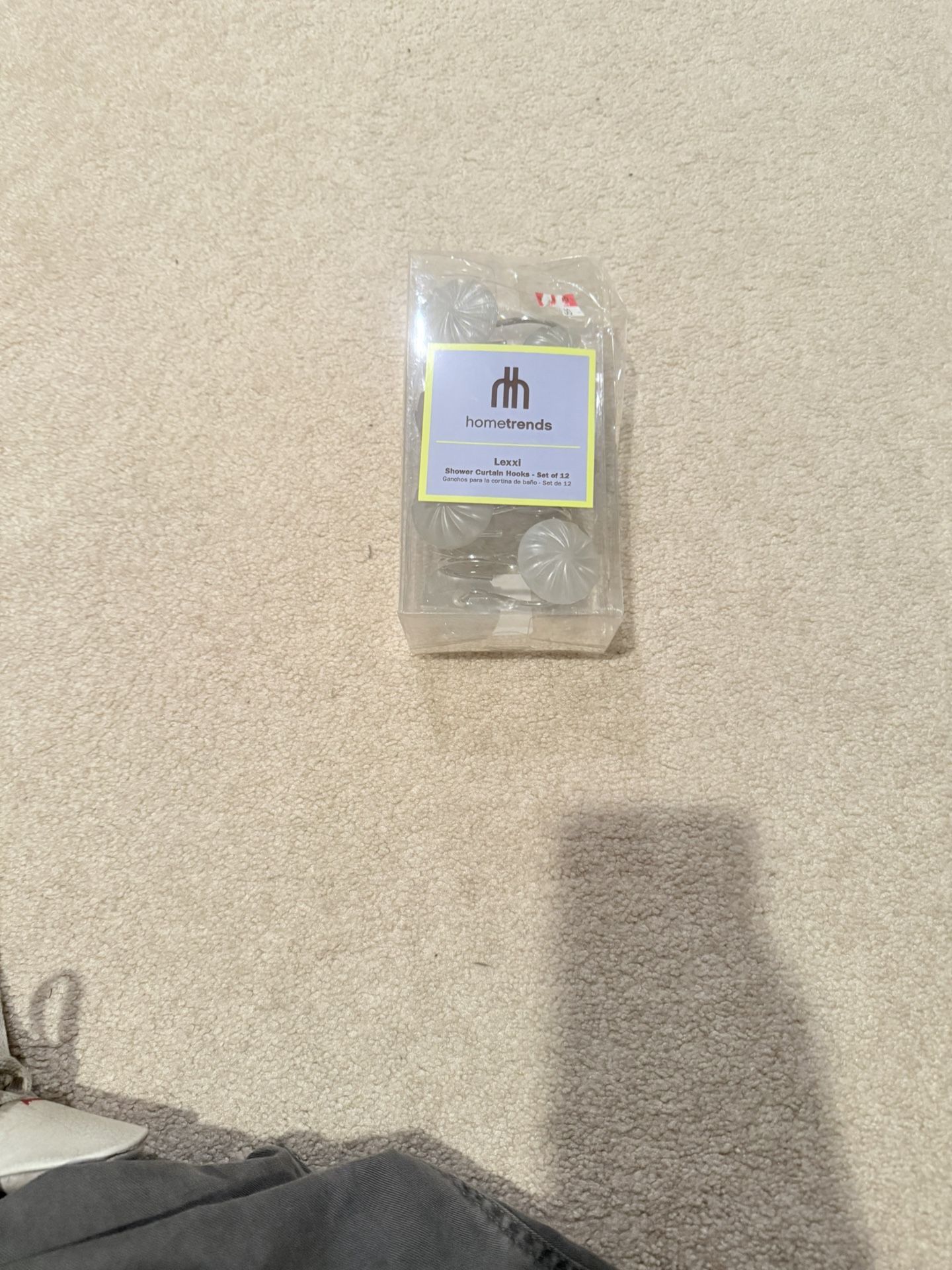 BRAND NEW SHOWER CURTAIN HANGERS.