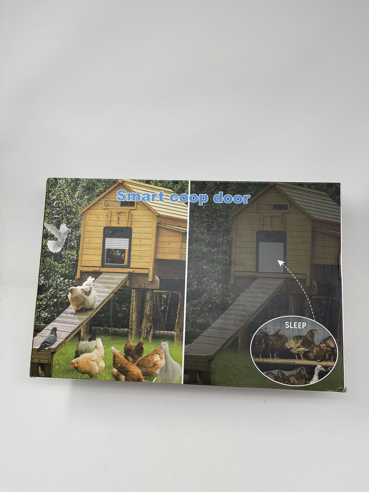 Smart Wi-Fi Chicken Coop Door with phone connection and camera