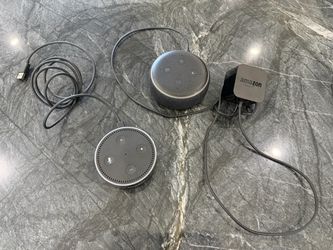 Amazon Echo Dot Bundle – 2 Smart Speakers