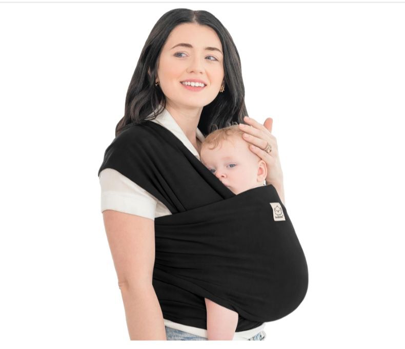 KeaBabies Breathable Baby Sling Carrier, One Size Fits All, Black *BRAND NEW*