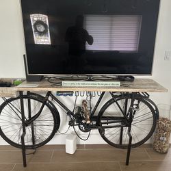 Unique Bicycle Table / TV Stand
