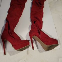 Women's High Heel Boots Size 8