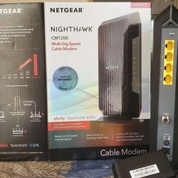 Netgear CM1200  Nighthawk Modem Xfinity ,Cox , Compatible