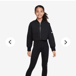 Nike Girls Raincoat  Cropped Design