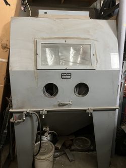 Large Heavy Duty Econoline Abrasive Sand Blast Cabinet 
