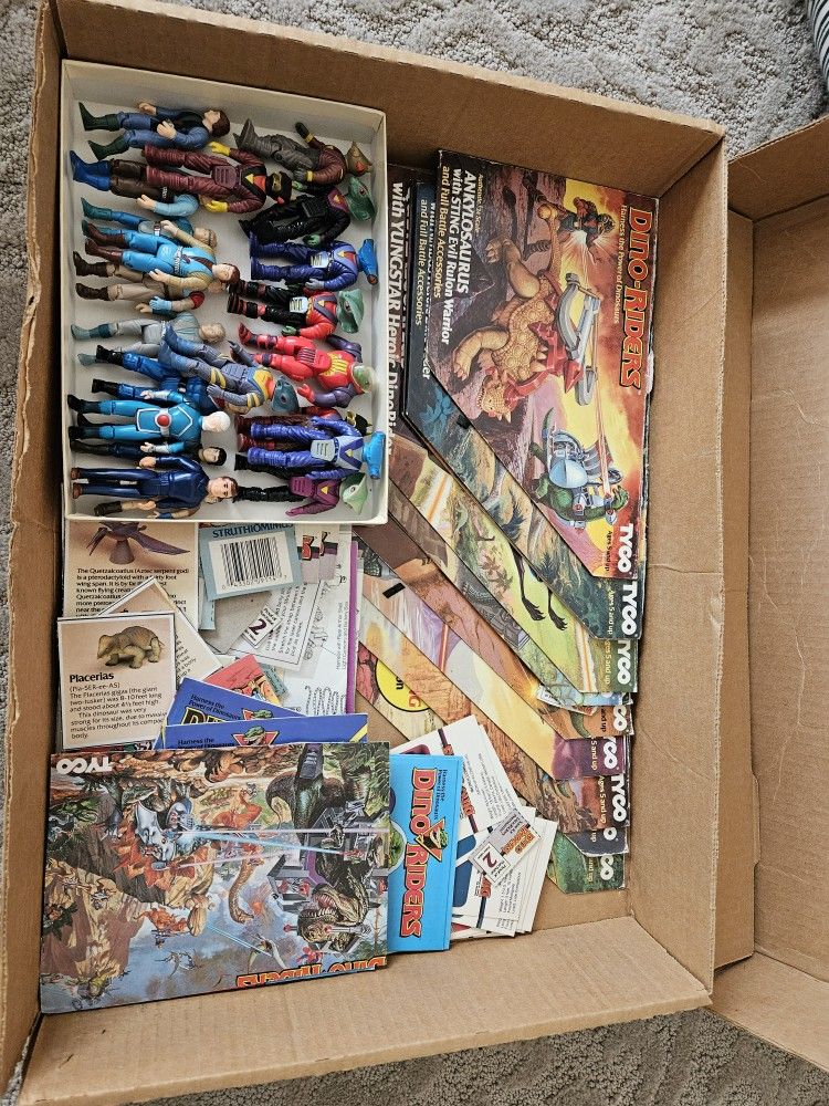 Dino-Riders 1980's Collectible Toys