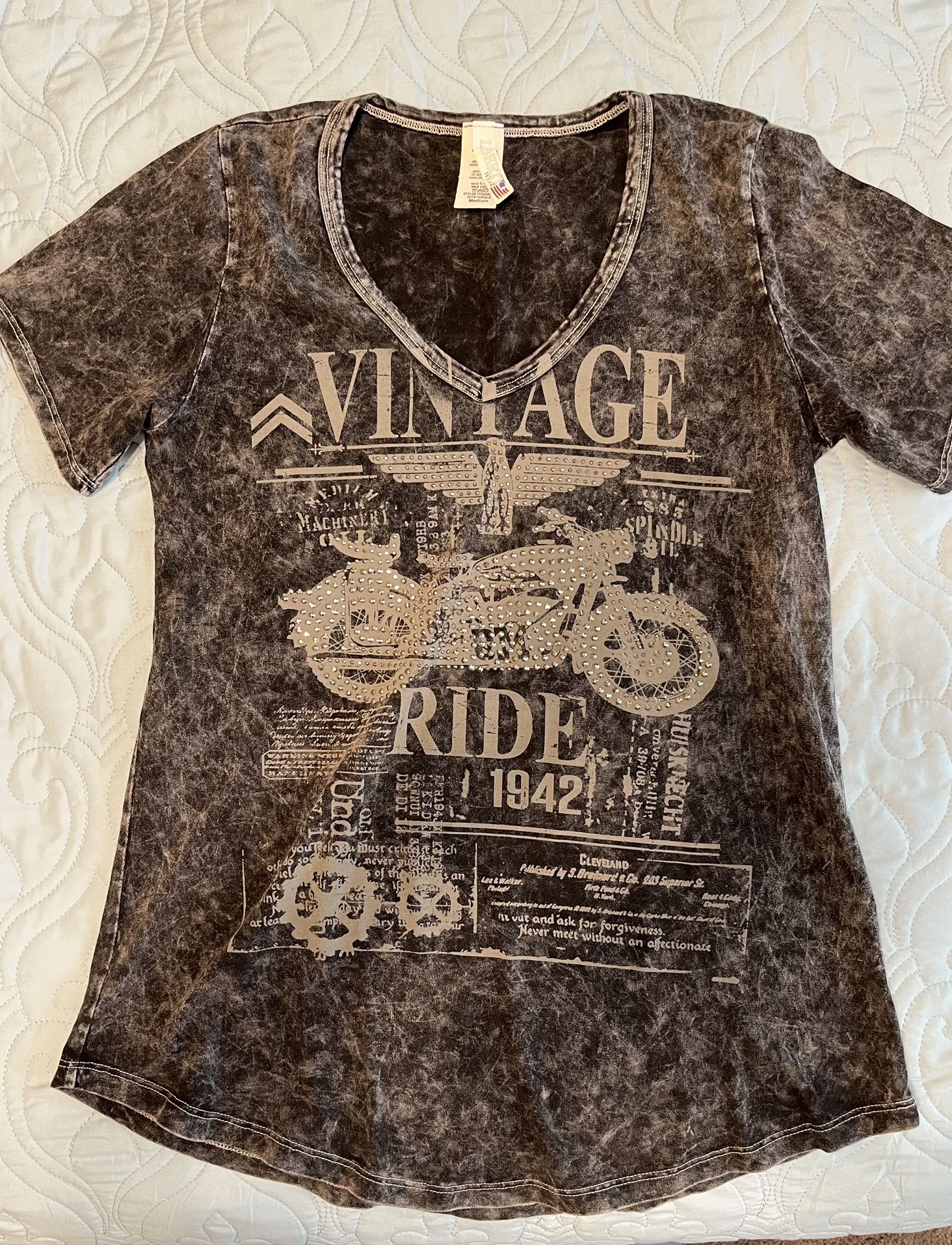 ‘Vintage Ride’ Motorcycle T-Shirt