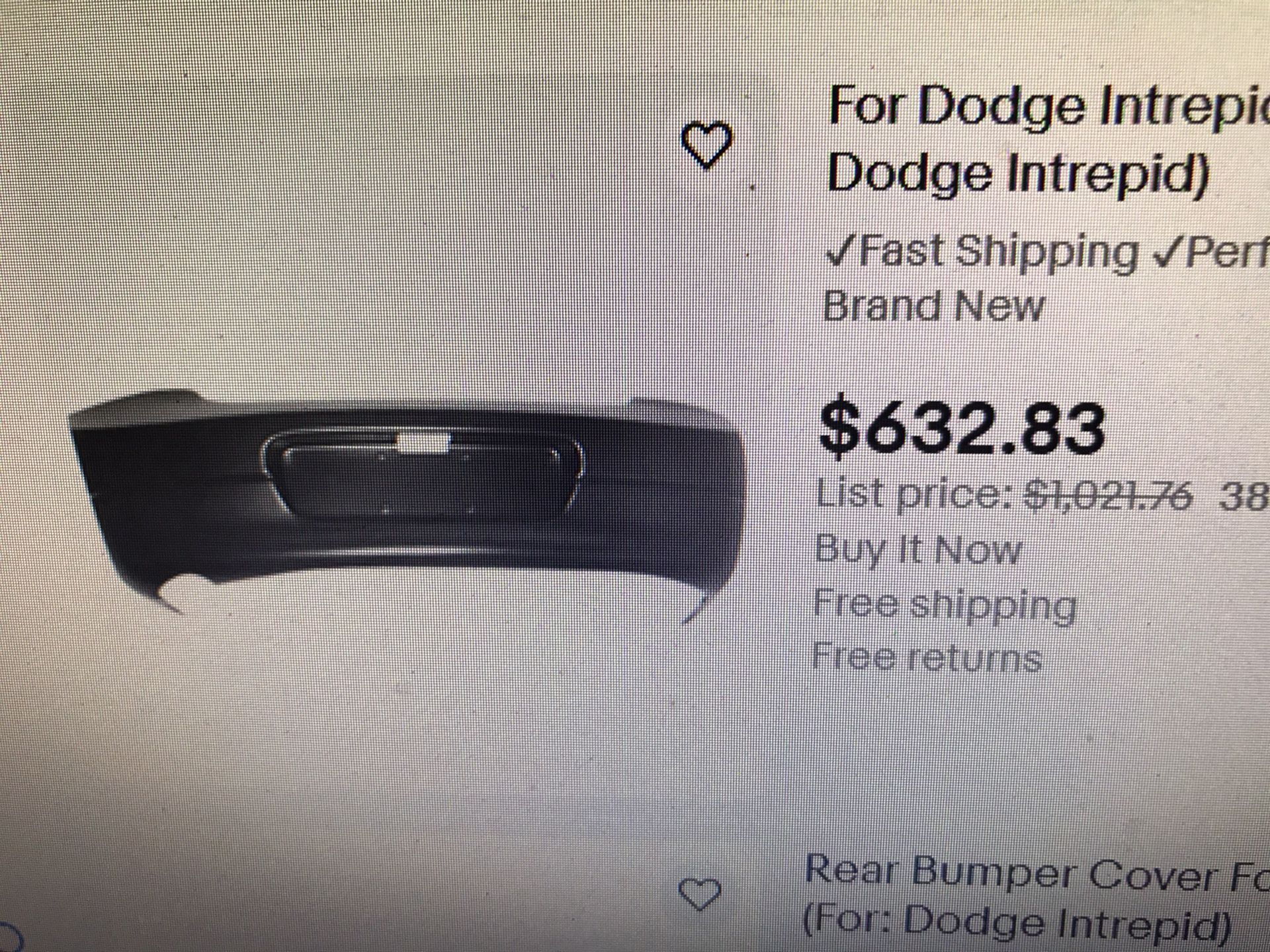DODGE INTREPID REAR UMPRR PRIMED