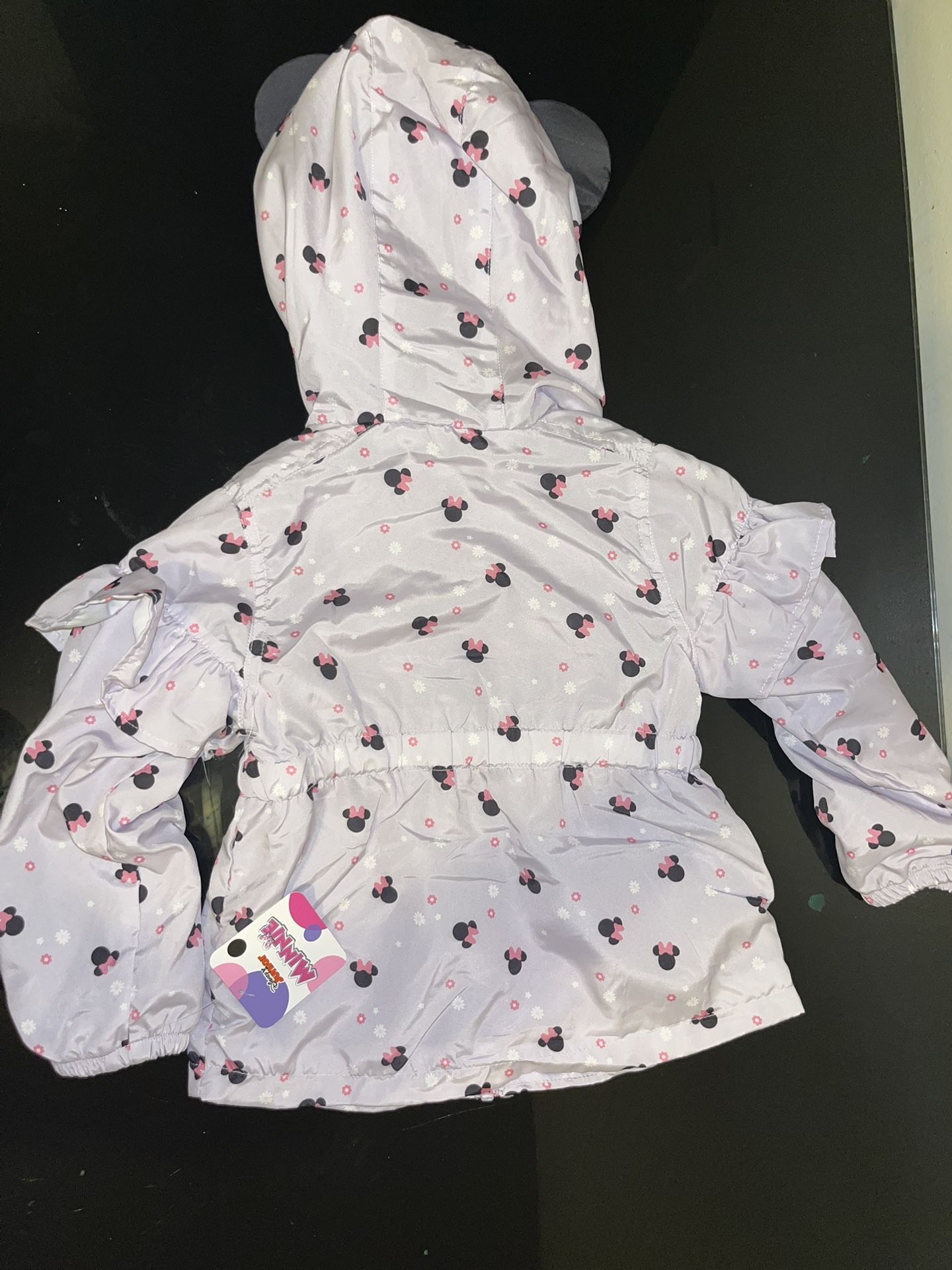 Disney Minnie Mouse Polka Dot Jacket in Pink and White