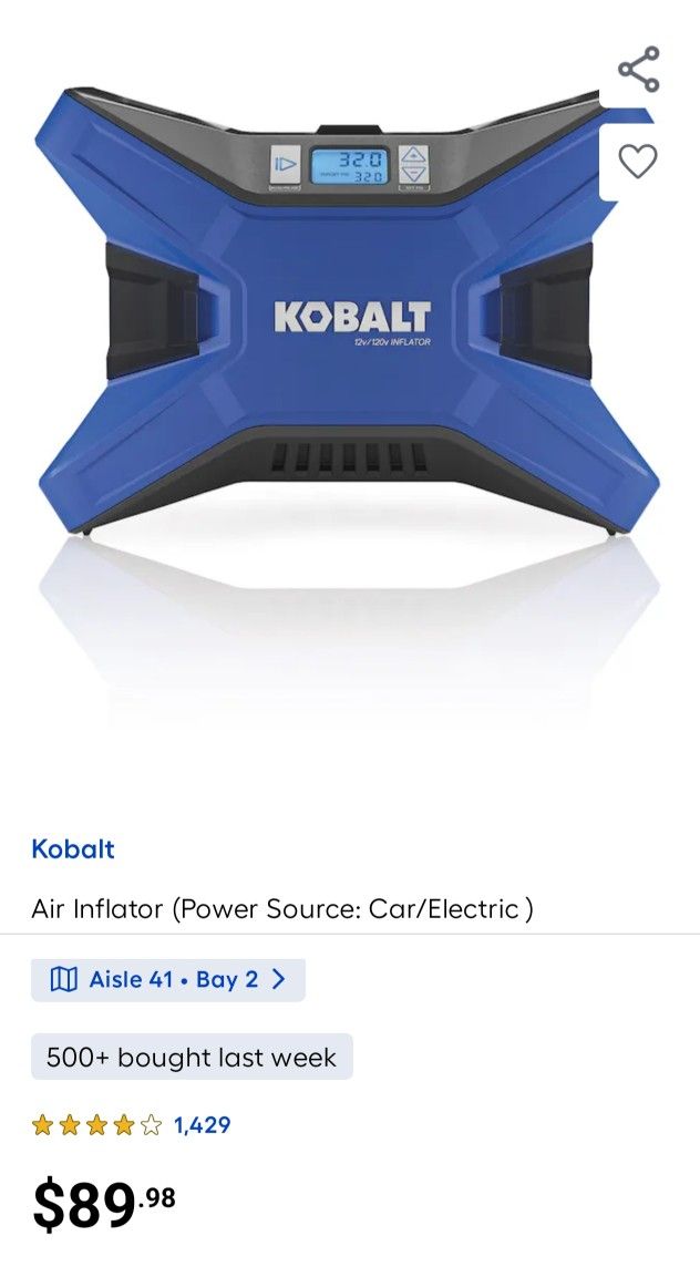Kobalt Air Inflator 
